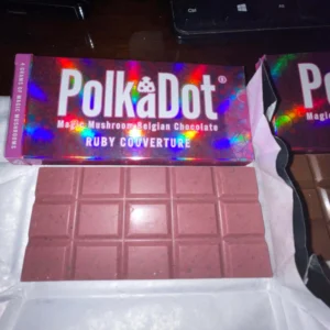 Polka dot mushroom chocolate